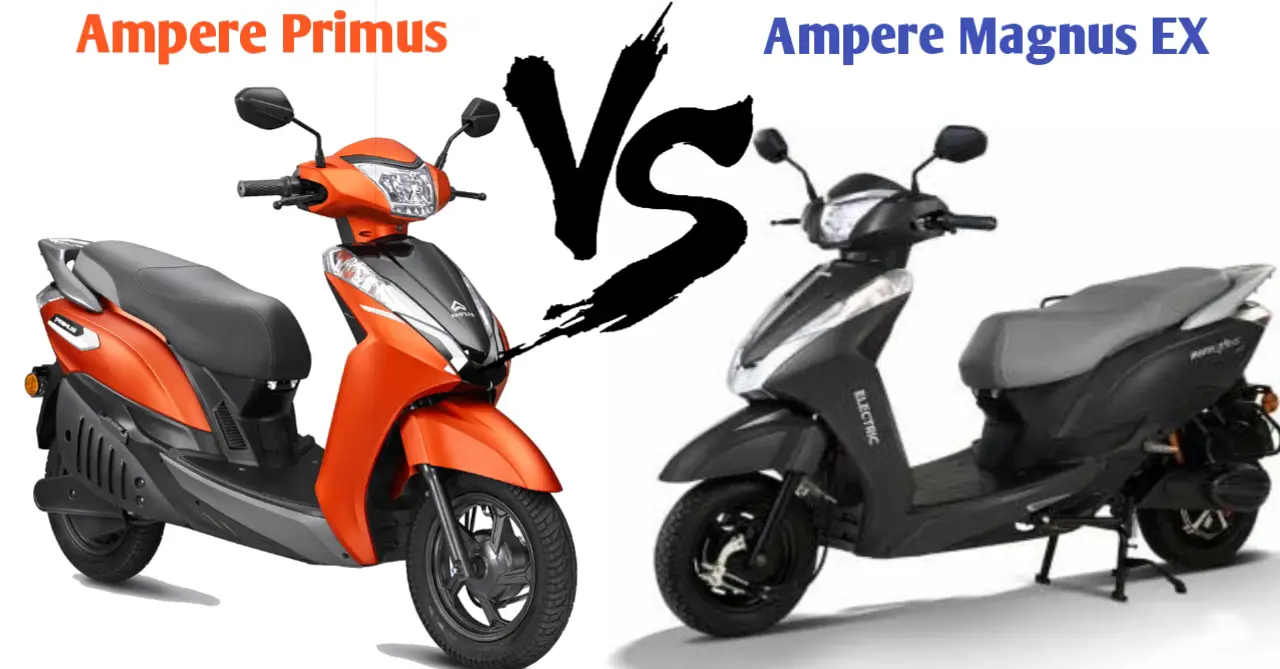 You are currently viewing Ampere Primus VS Ampere Magnus EX :बाइक रिव्यु,क़ीमत और न्यूज़
