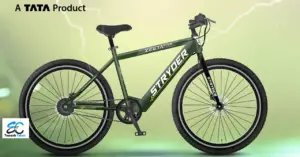 Read more about the article Stryder Zeeta Plus Electric Bicycle: Tata ने लॉन्च की नई “टाटा स्ट्रायडर जीता प्लस इलेक्ट्रिक साइकिल” सिर्फ 10 पैसे में चलेगी 1Km! >> EV WALE